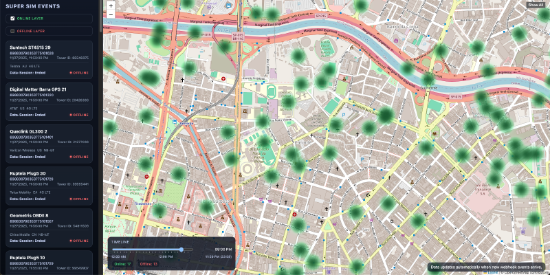 Featured image of post Build a Real-Time IoT Heatmap with KORE SUPER SIM Event Streams